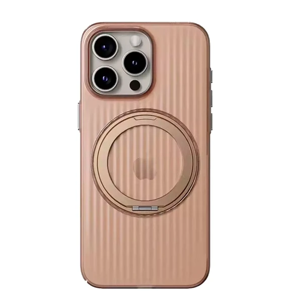 Чохол iLoungeMax Soft Touch Rotating MagSafe 360° Desert Titanium для iPhone 16 Pro