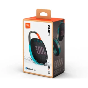 Портативная Bluetooth-колонка с карабином JBL Clip 5 Black and Orange - Фото 9