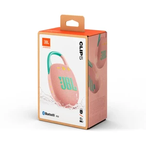 Портативная Bluetooth-колонка с карабином JBL Clip 5 Pink - Фото 9