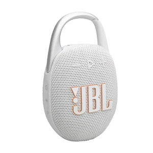 Портативная Bluetooth-колонка с карабином JBL Clip 5 White - Фото 3