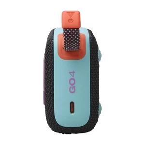 Бездротова портативна Bluetooth-колонка JBL Go 4 Black and Orange - Фото 7