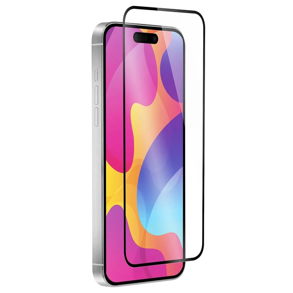 Захисне скло iLoungeMax Full Cover Glass 9D+ для iPhone 15 Pro