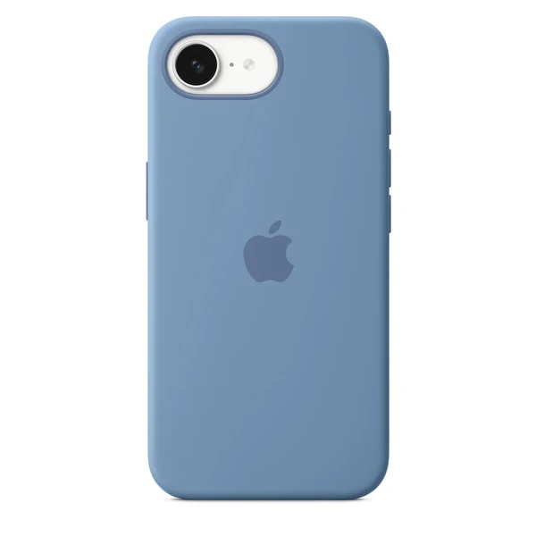 Силіконовий чохол Apple Silicone Case Winter Blue (MD3Q4) для iPhone 16e