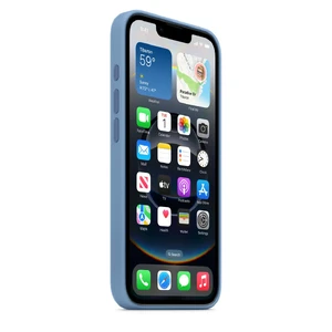 Силиконовый чехол Apple Silicone Case Winter Blue (MD3Q4) для iPhone 16e - Фото 2