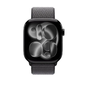 Ремінець Apple Sport Loop Dark Gray для Apple Watch 49mm | 46mm | 45mm | 44mm - Фото 2