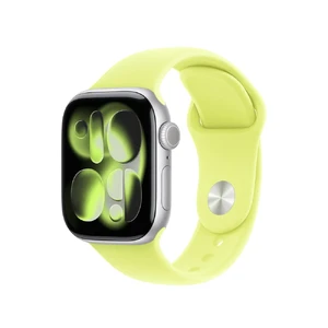 Ремінець Apple Sport Band Neon Yellow для Apple Watch 42mm | 41mm | 40mm | 38mm Розмір M/L  - Фото 1