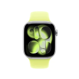 Ремінець Apple Sport Band Neon Yellow для Apple Watch 42mm | 41mm | 40mm | 38mm Розмір M/L - Фото 2