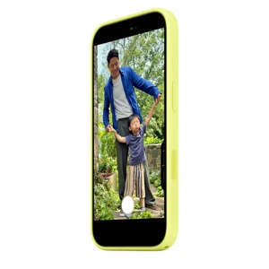 Силіконовий чохол Apple Silicone Case with MagSafe Neon Yellow для iPhone 17 - Фото 6