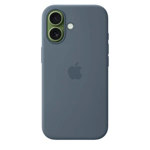 Силиконовый чехол Apple Silicone Case with MagSafe Anchor Blue для iPhone 17 - Фото 3