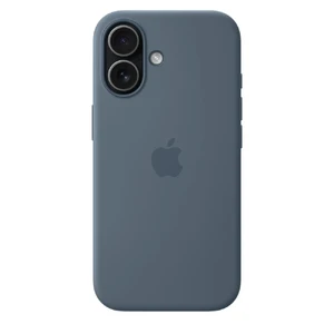 Силиконовый чехол Apple Silicone Case with MagSafe Anchor Blue для iPhone 17 - Фото 5
