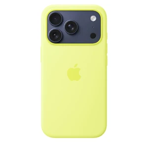 Силиконовый чехол Apple Silicone Case with MagSafe Neon Yellow для iPhone 17 Pro - Фото 3