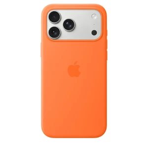 Силиконовый чехол Apple Silicone Case with MagSafe Orange для iPhone 17 Pro Max - Фото 2