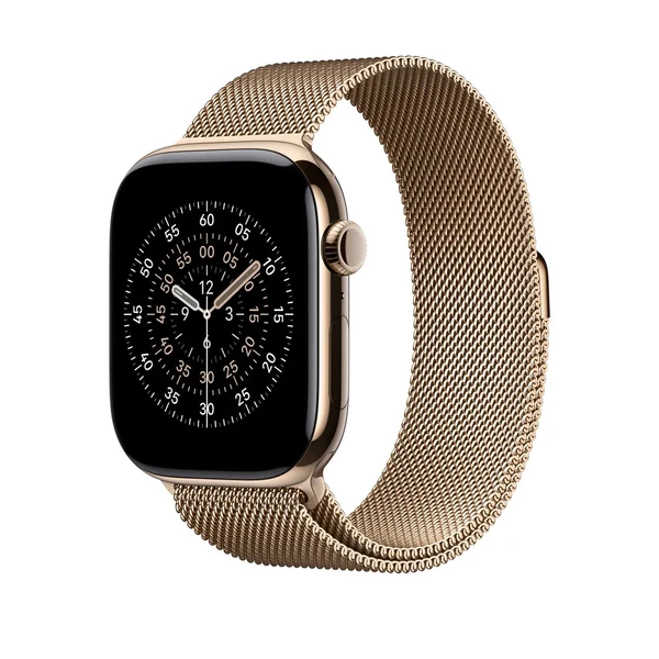 Ремінець Apple Milanese Loop Gold для Apple Watch 49mm | 46mm | 45mm | 44mm Розмір S/M