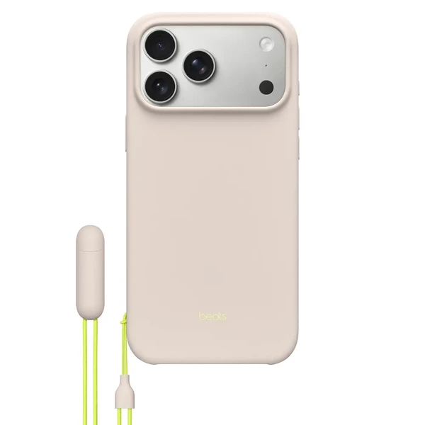 Чохол зі шнурком-підставкою Beats Kickstand Case with MagSafe and Camera Control Lime Stone для iPhone 17 Pro Max