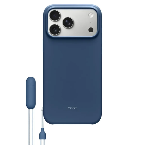 Чохол зі шнурком-підставкою Beats Kickstand Case with MagSafe and Camera Control Bedrock Blue для iPhone 17 Pro Max