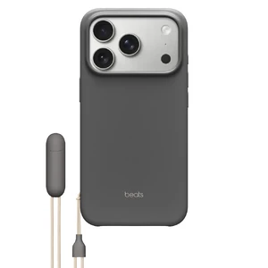 Чехол со шнурком-подставкой Beats Kickstand Case with MagSafe and Camera Control Granite Gray для iPhone 17 Pro  - Фото 1