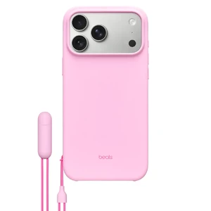 Чохол зі шнурком-підставкою Beats Kickstand Case with MagSafe and Camera Control Pebble Pink для iPhone 17 Pro Max