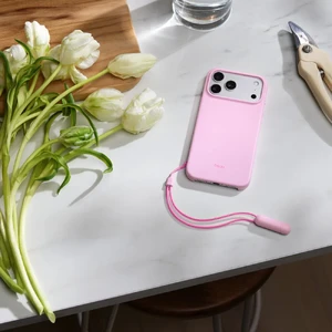 Чехол со шнурком-подставкой Beats Kickstand Case with MagSafe and Camera Control Pebble Pink для iPhone 17 Pro Max - Фото 5