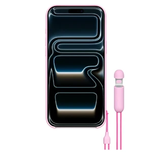 Чехол со шнурком-подставкой Beats Kickstand Case with MagSafe and Camera Control Pebble Pink для iPhone 17 Pro Max - Фото 2