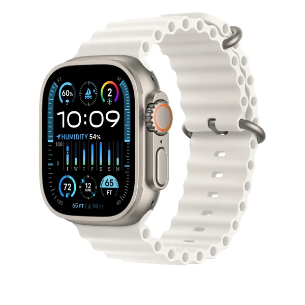 Ремешок Apple Ocean Band White для Apple Watch Ultra 2 49mm | 45mm | 44mm (MQE93) в Виннице
