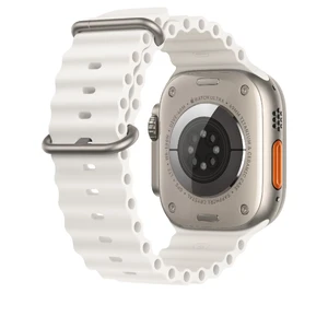 Ремешок Apple Ocean Band White для Apple Watch Ultra 2 49mm | 45mm | 44mm (MQE93) - Фото 3