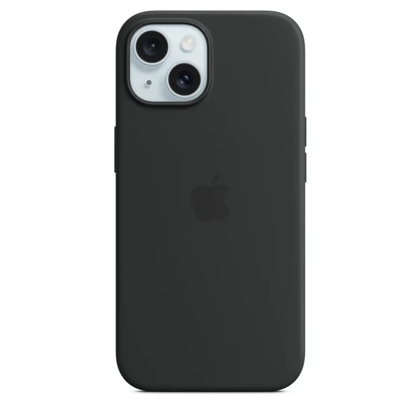 Силіконовий чохол Apple Silicone Case з MagSafe Black (MT0J3) для iPhone 15
