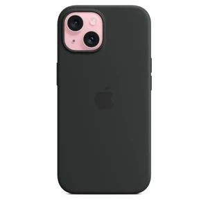 Силиконовый чехол Apple Silicone Case c MagSafe Black (MT103) для iPhone 15 Plus - Фото 4