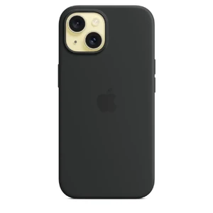 Силиконовый чехол Apple Silicone Case c MagSafe Black (MT103) для iPhone 15 Plus - Фото 5