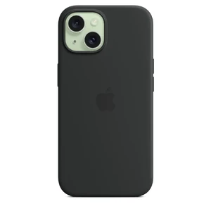 Силиконовый чехол Apple Silicone Case c MagSafe Black (MT103) для iPhone 15 Plus - Фото 6