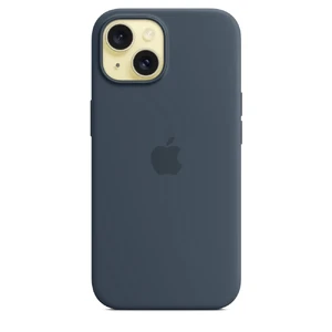 Силіконовий чохол Apple Silicone Case з MagSafe Storm Blue (MT123) для iPhone 15 Plus - Фото 5