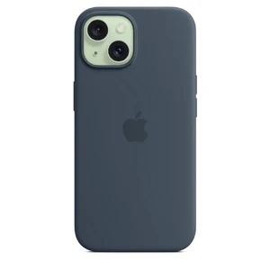 Силіконовий чохол Apple Silicone Case з MagSafe Storm Blue (MT123) для iPhone 15 Plus - Фото 6