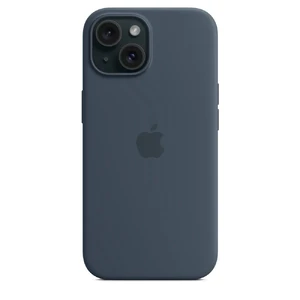 Силіконовий чохол Apple Silicone Case з MagSafe Storm Blue (MT123) для iPhone 15 Plus - Фото 7