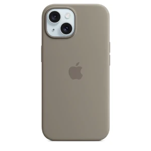Силиконовый чехол Apple Silicone Case c MagSafe Clay (MT0Q3) для iPhone 15 MT0Q3 - Фото 1