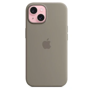 Силиконовый чехол Apple Silicone Case c MagSafe Clay (MT0Q3) для iPhone 15 - Фото 4