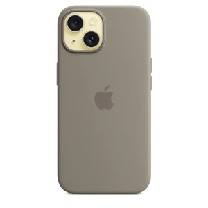 Силиконовый чехол Apple Silicone Case c MagSafe Clay (MT0Q3) для iPhone 15 - Фото 5