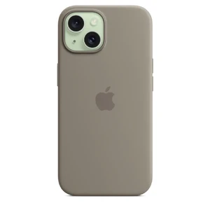 Силиконовый чехол Apple Silicone Case c MagSafe Clay (MT0Q3) для iPhone 15 - Фото 3