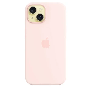 Силиконовый чехол Apple Silicone Case c MagSafe Light Pink (MT143) для iPhone 15 Plus - Фото 5