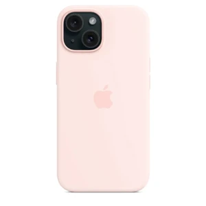 Силиконовый чехол Apple Silicone Case c MagSafe Light Pink (MT143) для iPhone 15 Plus - Фото 7