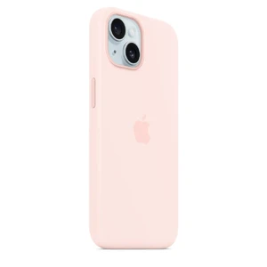 Силиконовый чехол Apple Silicone Case c MagSafe Light Pink (MT143) для iPhone 15 Plus - Фото 2