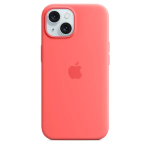 Силиконовый чехол Apple Silicone Case c MagSafe Guava (MT0V3) для iPhone 15 MT0V3 - Фото 1
