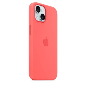 Силиконовый чехол Apple Silicone Case c MagSafe Guava (MT0V3) для iPhone 15 - Фото 2