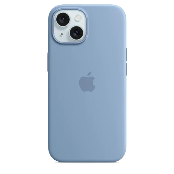 Силіконовий чохол Apple Silicone Case з MagSafe Winter Blue (MT0Y3) для iPhone 15