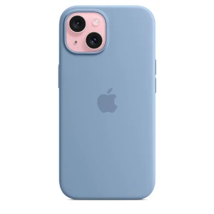 Силіконовий чохол Apple Silicone Case з MagSafe Winter Blue (MT193) для iPhone 15 Plus - Фото 2