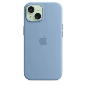 Силіконовий чохол Apple Silicone Case з MagSafe Winter Blue (MT193) для iPhone 15 Plus - Фото 4