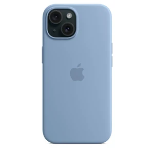 Силіконовий чохол Apple Silicone Case з MagSafe Winter Blue (MT193) для iPhone 15 Plus - Фото 5