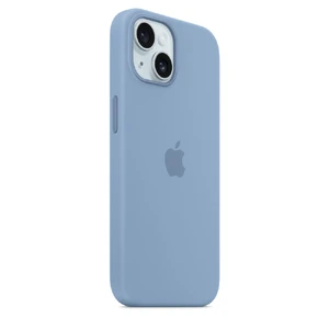 Силіконовий чохол Apple Silicone Case з MagSafe Winter Blue (MT193) для iPhone 15 Plus - Фото 6