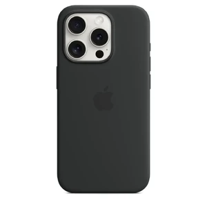 Силіконовий чохол Apple Silicone Case з MagSafe Black (MT1A3) для iPhone 15 Pro - Фото 3