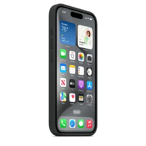 Силиконовый чехол iLoungeMax Silicone Case c MagSafe Black для iPhone 15 Pro Max OEM - Фото 3