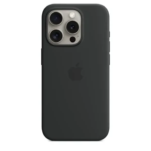 Силиконовый чехол iLoungeMax Silicone Case c MagSafe Black для iPhone 15 Pro Max OEM  - Фото 1