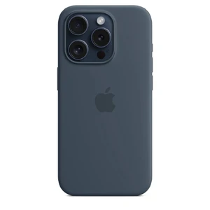 Силиконовый чехол Apple Silicone Case c MagSafe Storm Blue (MT1D3) для iPhone 15 Pro - Фото 5